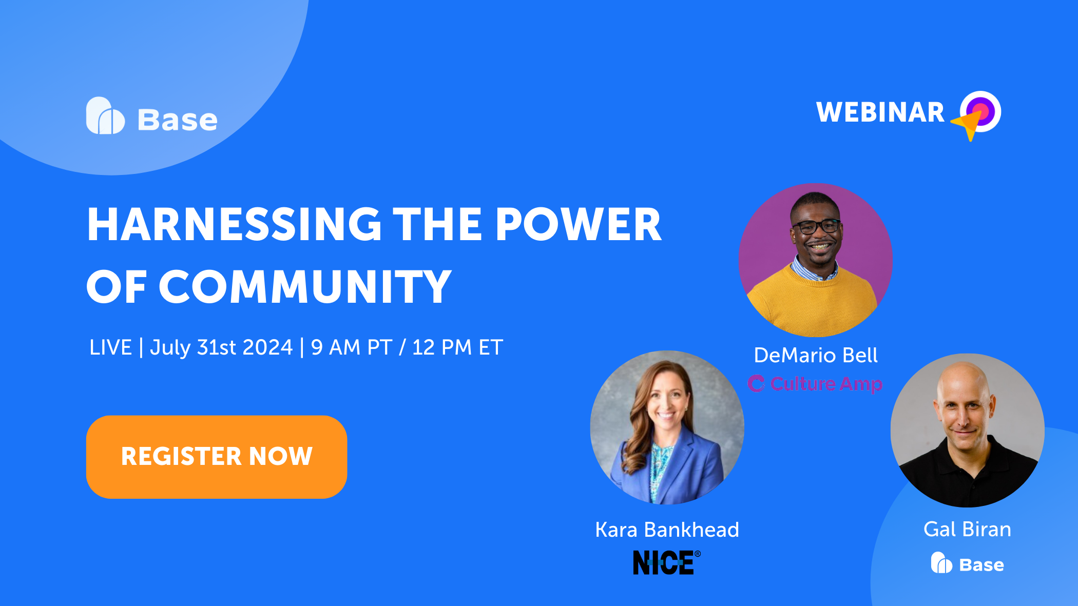 Community webinar 1